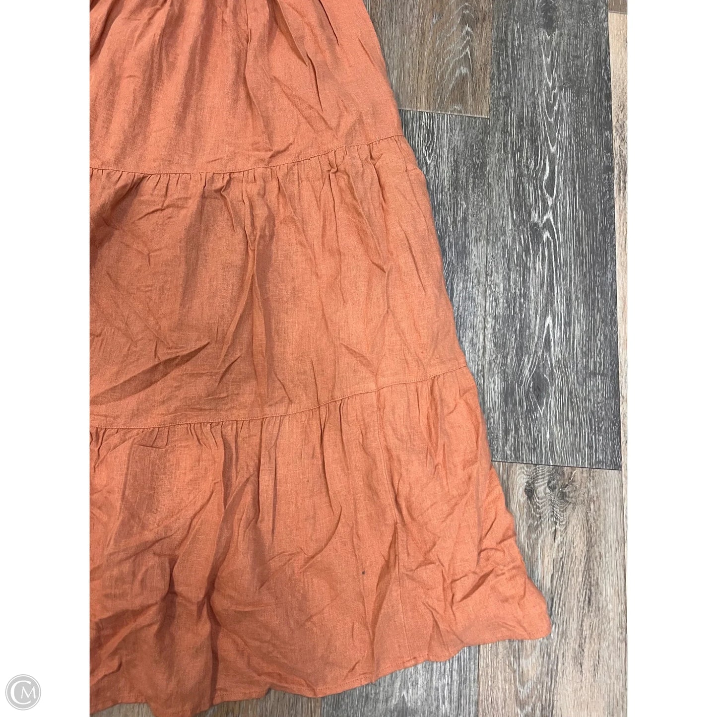 Dress Casual Maxi By Abercrombie And Fitch In Orange, Size: M