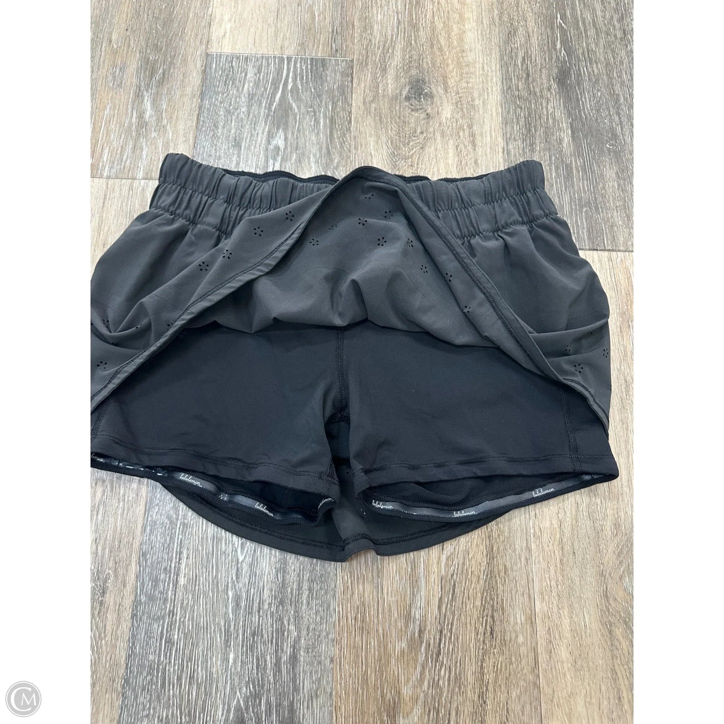 Athletic Skort By Lululemon In Black, Size: 6