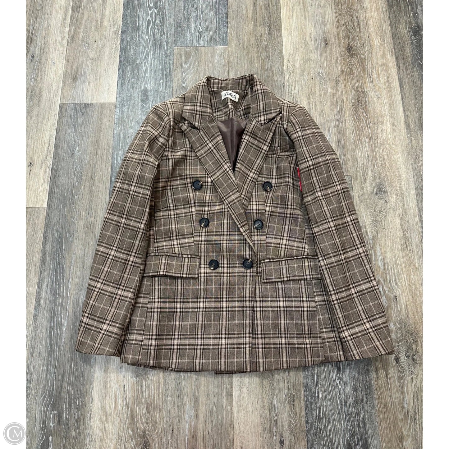 Blazer By Listicle In Plaid Pattern, Size: S