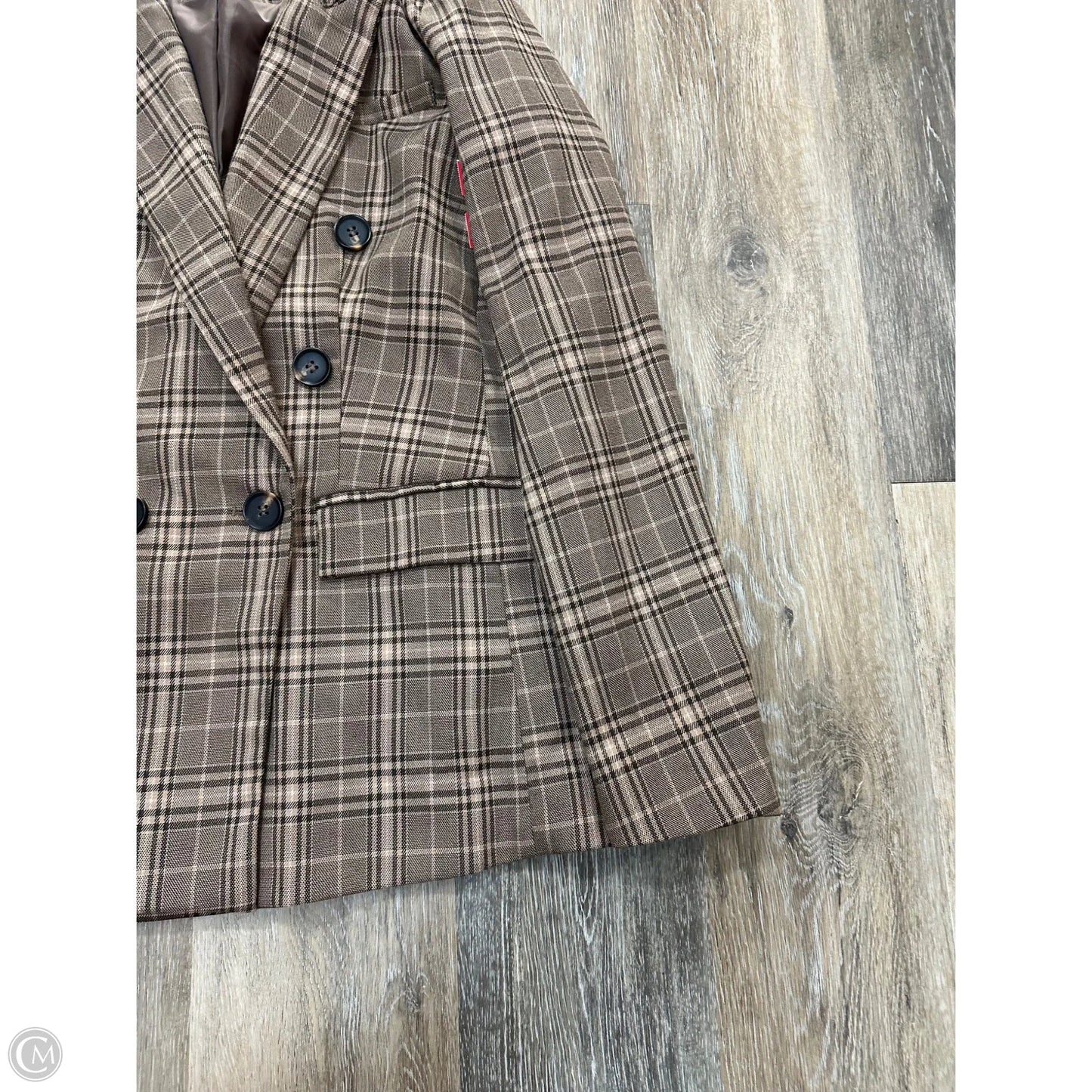 Blazer By Listicle In Plaid Pattern, Size: S