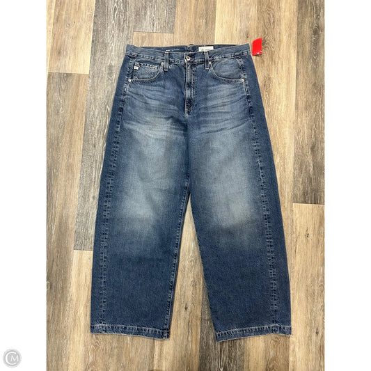 Jeans Boyfriend By Adriano Goldschmied In Blue Denim, Size: 14