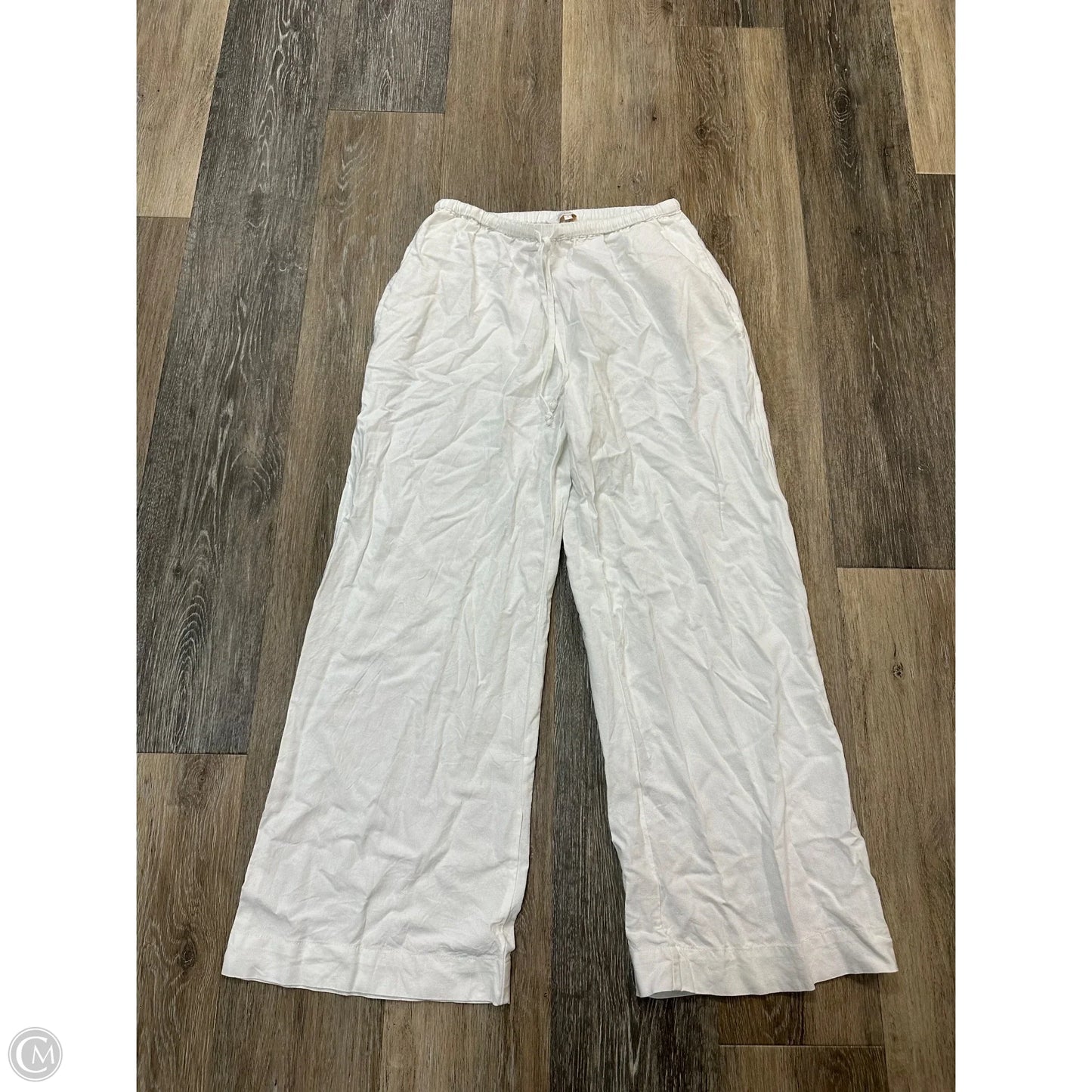 Pants Linen By Olivaceous In White, Size: S