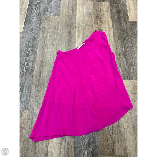 Blouse Short Sleeve By Trina Turk In Pink, Size: S