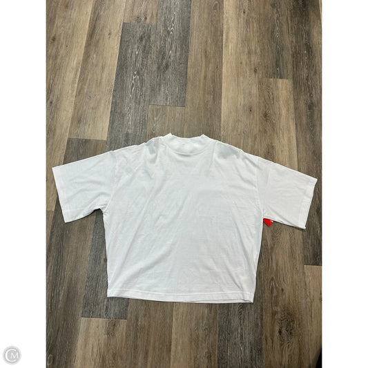 Blouse Short Sleeve By Cos In White, Size: Xs