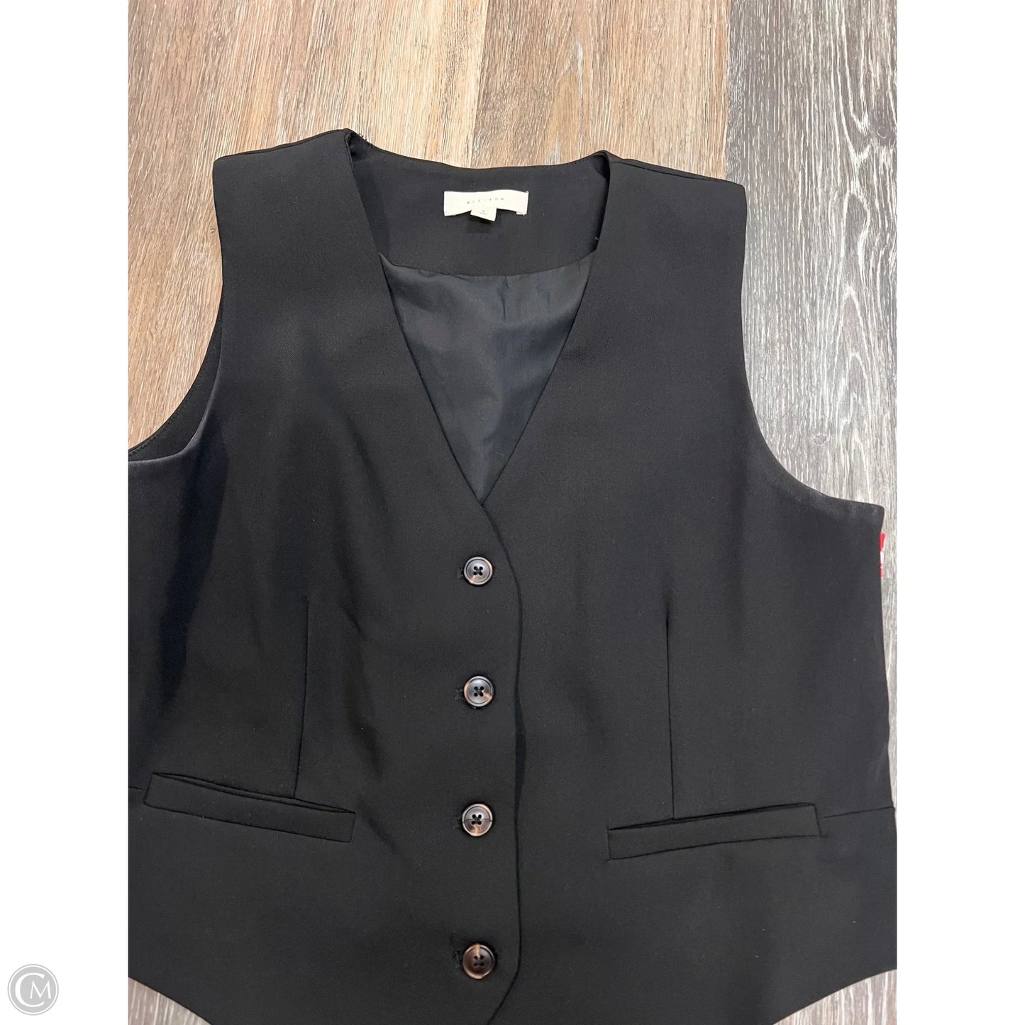 Vest Other By All Row In Black, Size: S
