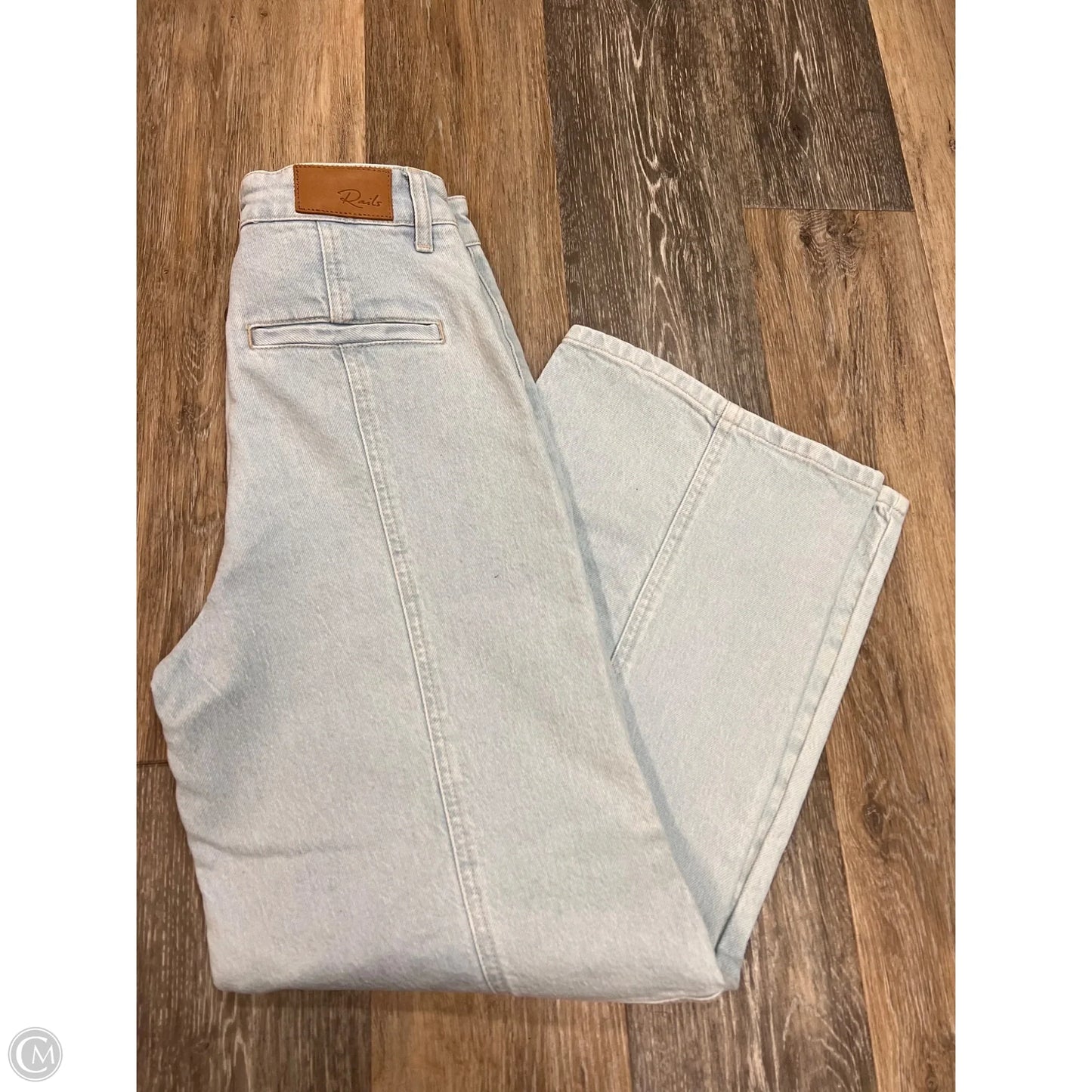 Jeans Wide Leg By Rails In Blue Denim, Size: 4