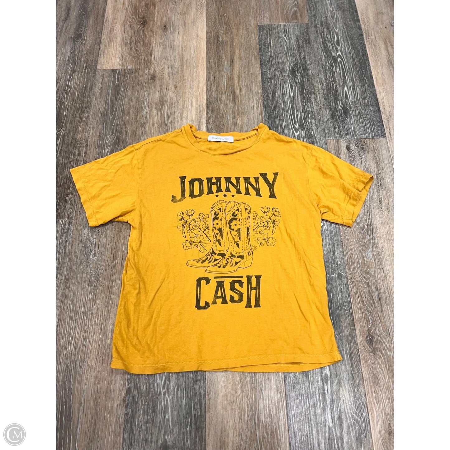 Top Short Sleeve By Daydreamer In Yellow, Size: Xs