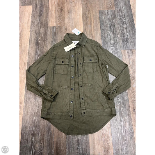 Jacket Shirt By Level 99 In Green, Size: Xs