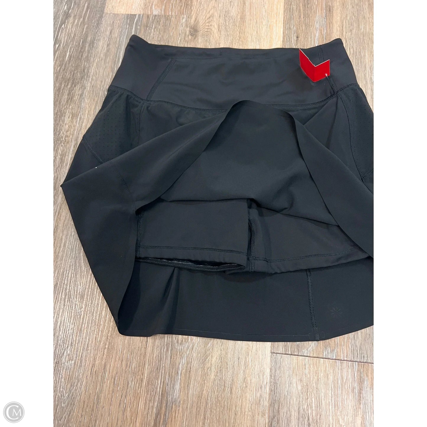 Athletic Skort By Athleta In Black, Size: S