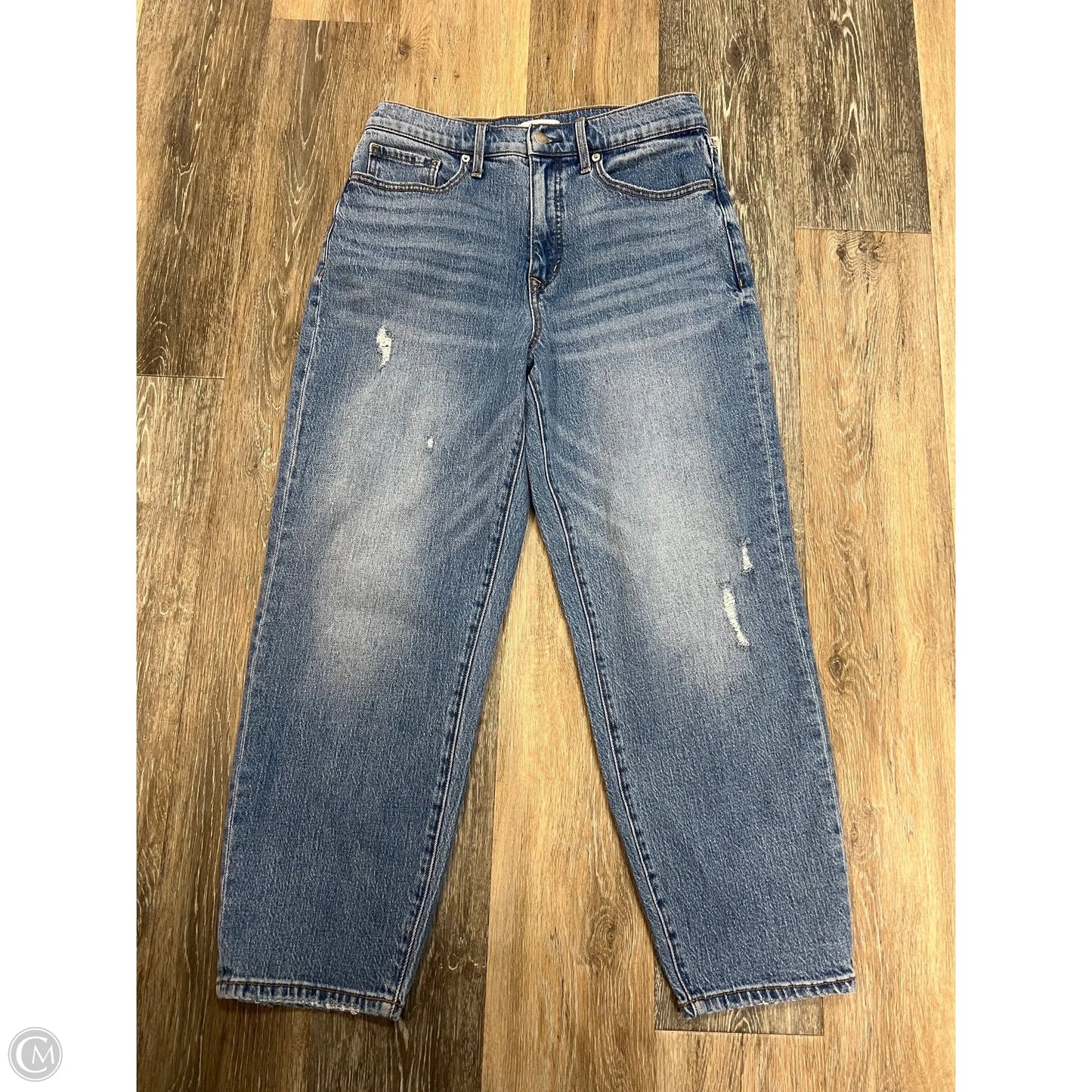 Jeans Straight By Evereve In Blue Denim, Size: 8/29