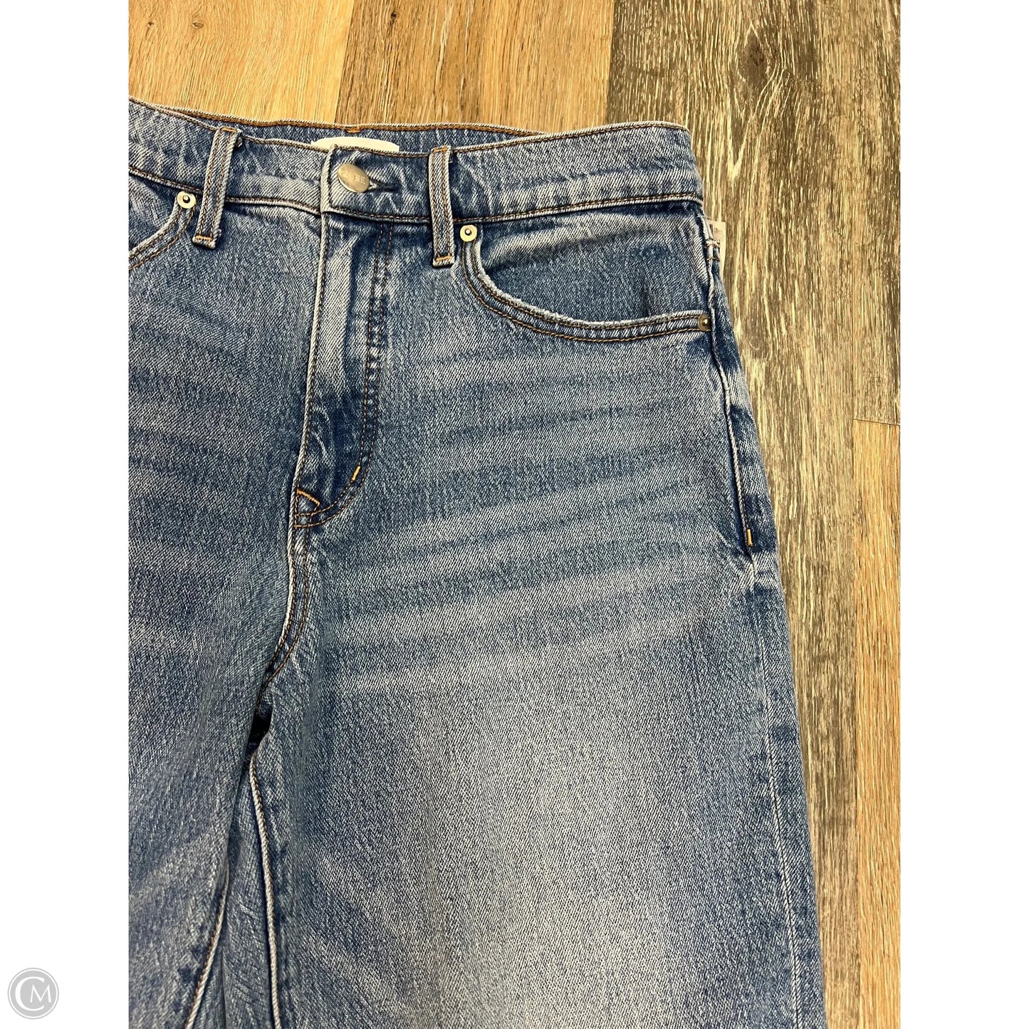 Jeans Straight By Evereve In Blue Denim, Size: 8/29