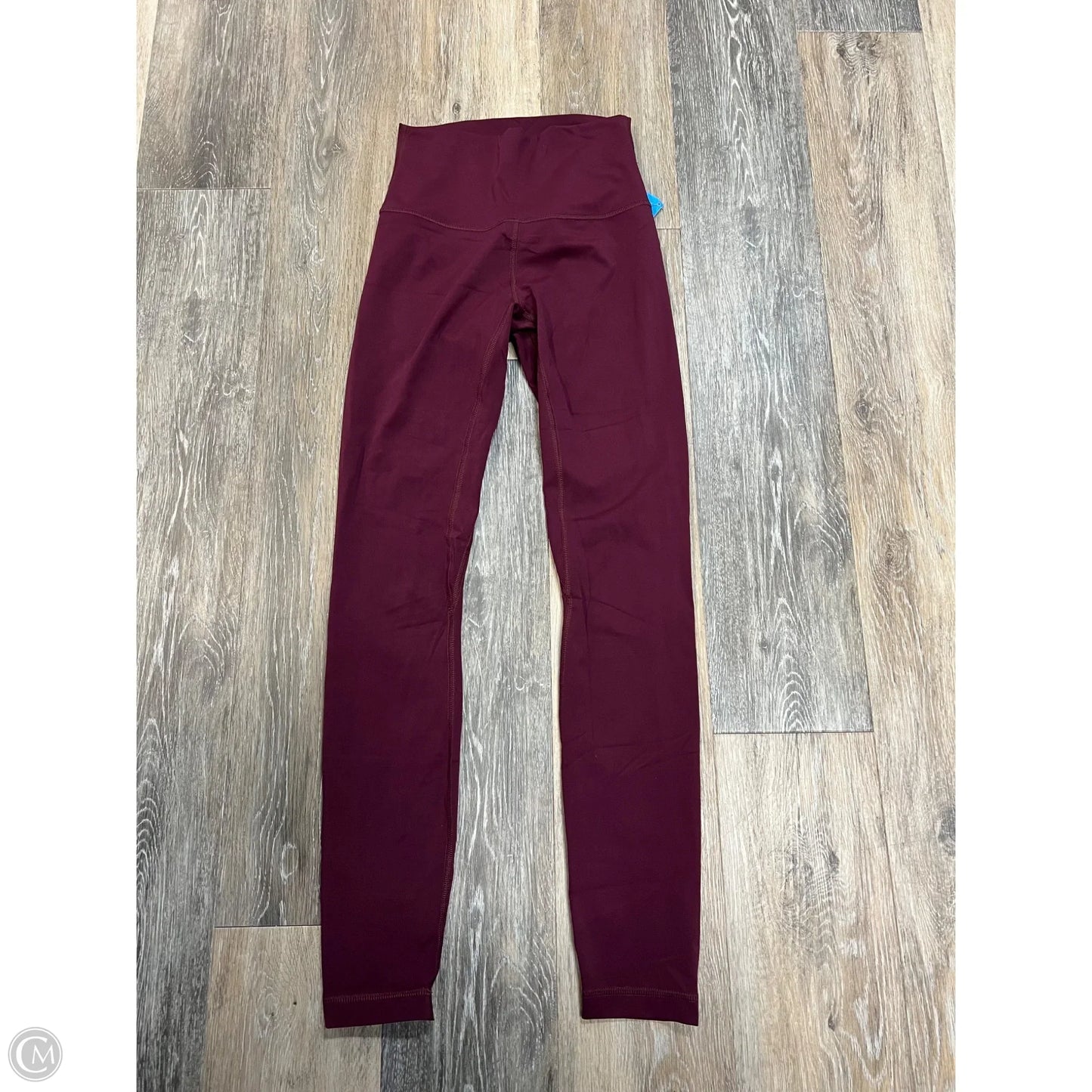 -Athletic Pants By Lululemon In Maroon, Size: 4