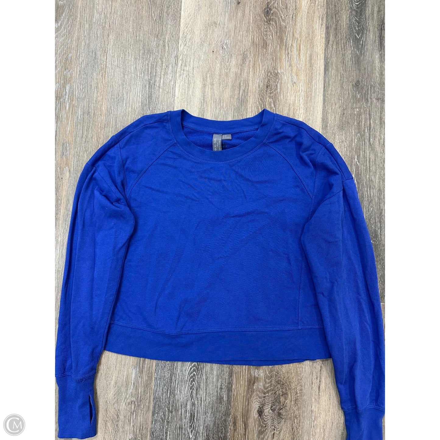 Athletic Top Long Sleeve Crewneck By Sweaty Betty In Blue, Size: Xs