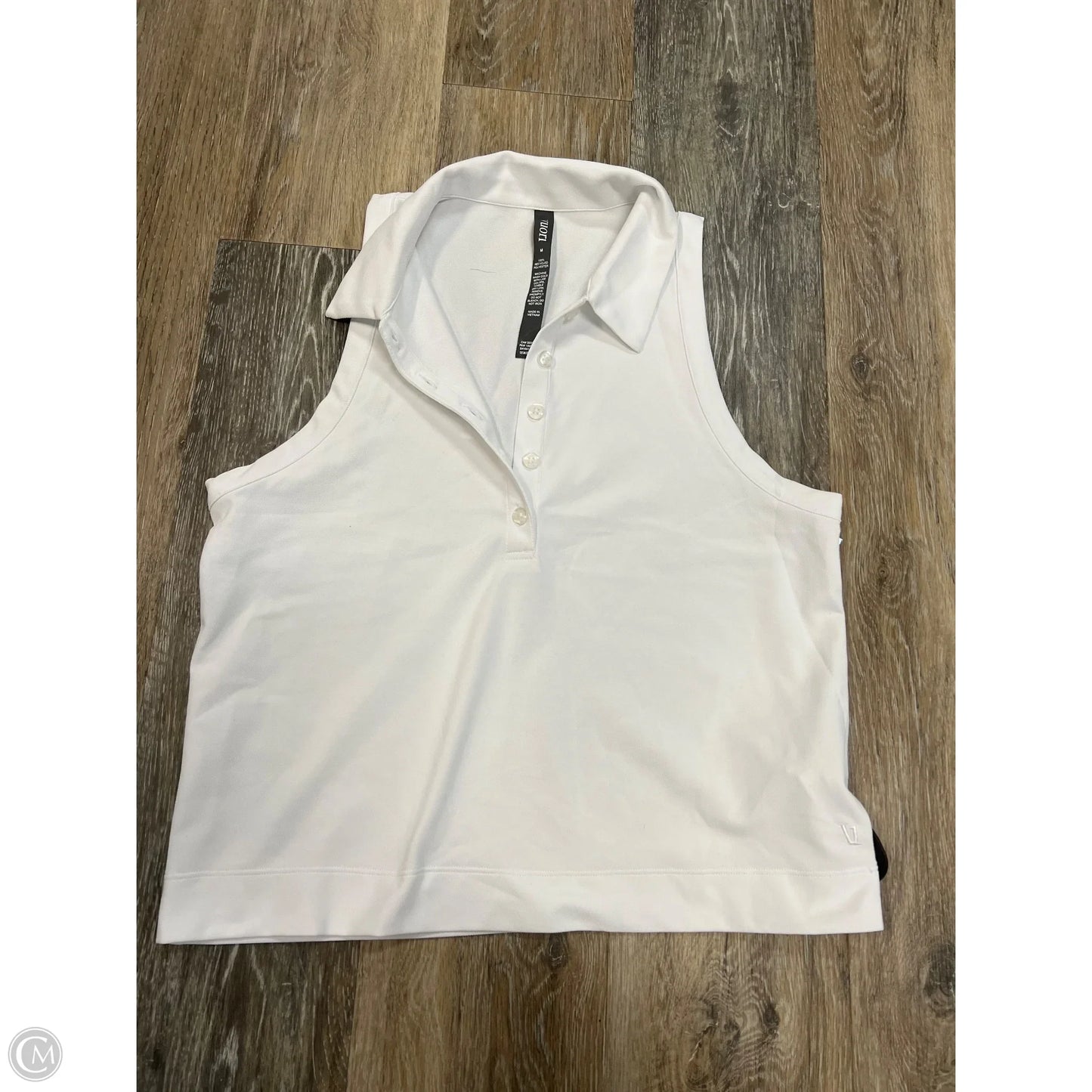 Athletic Tank Top By Vuori In White, Size: M