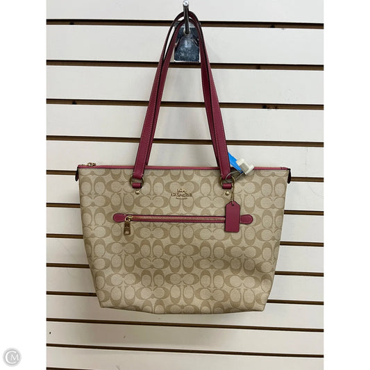 -Handbag Designer By Coach, Size: Large