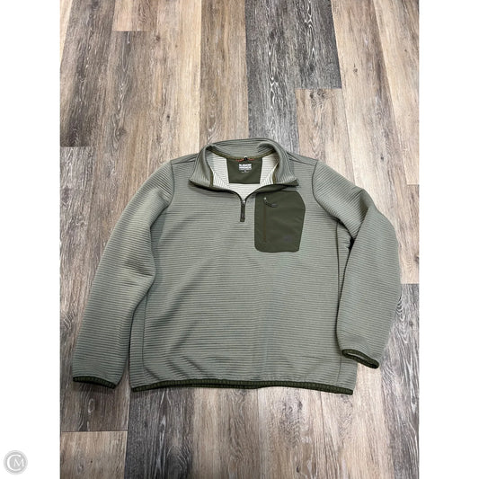 Athletic Sweatshirt Collar By Duluth Trading In Green, Size: Xl
