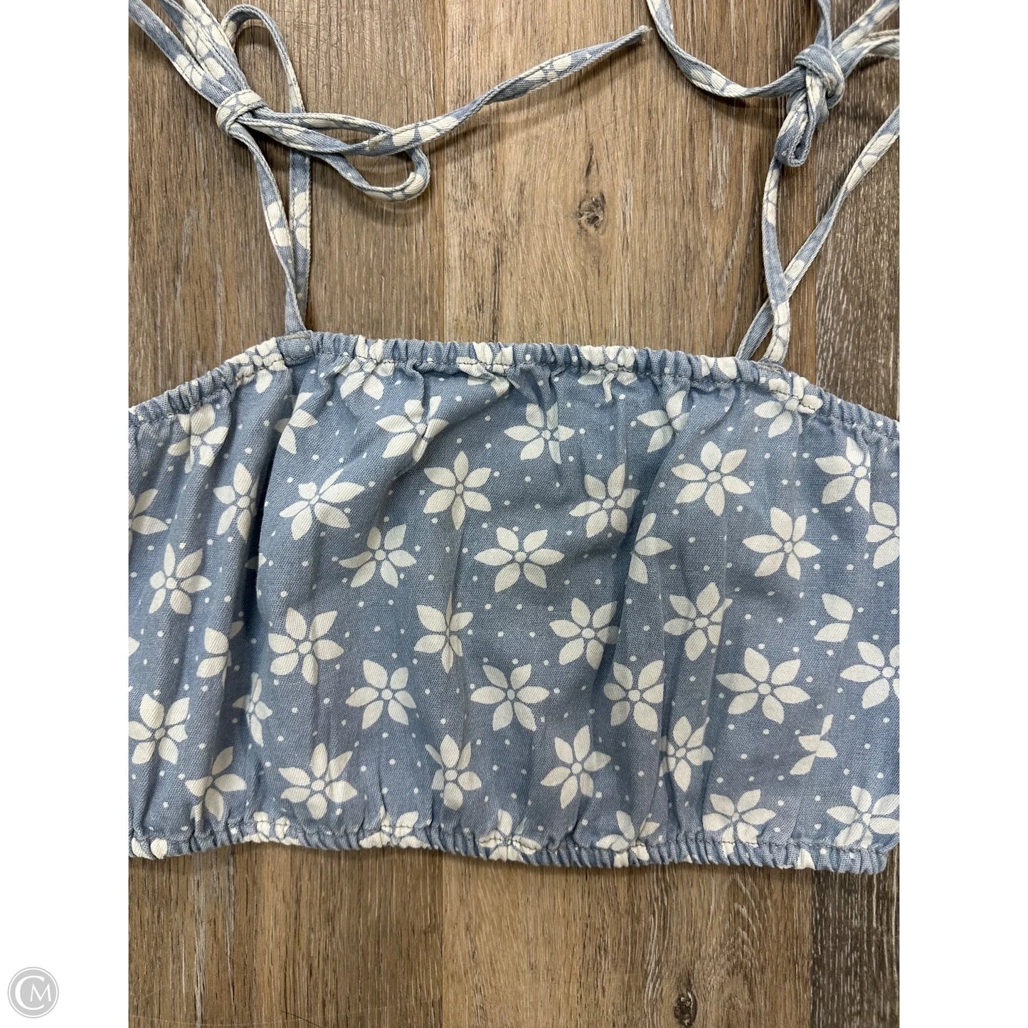 Tank Top By Billabong In Blue Denim, Size: S