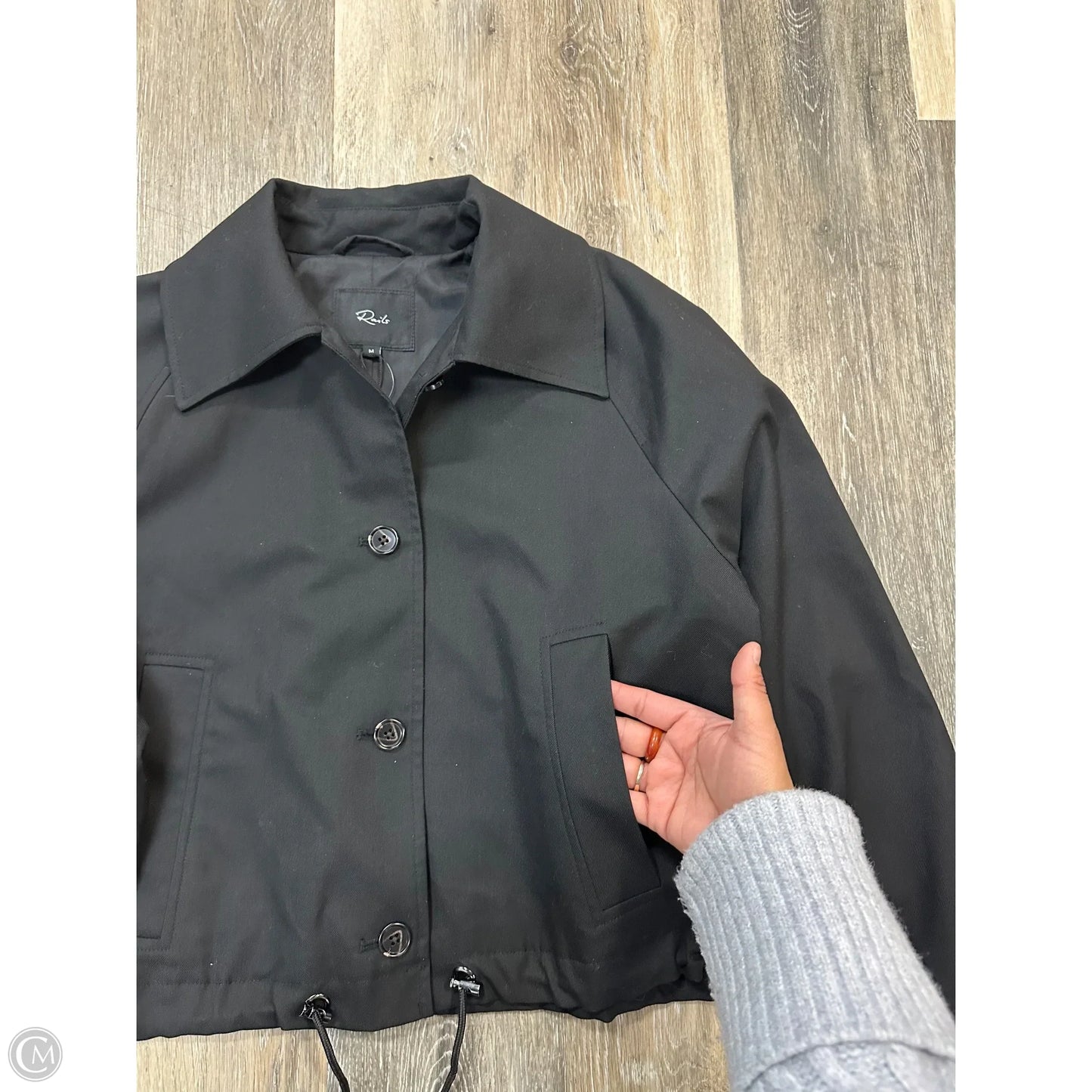 Jacket Other By Rails In Black, Size: M