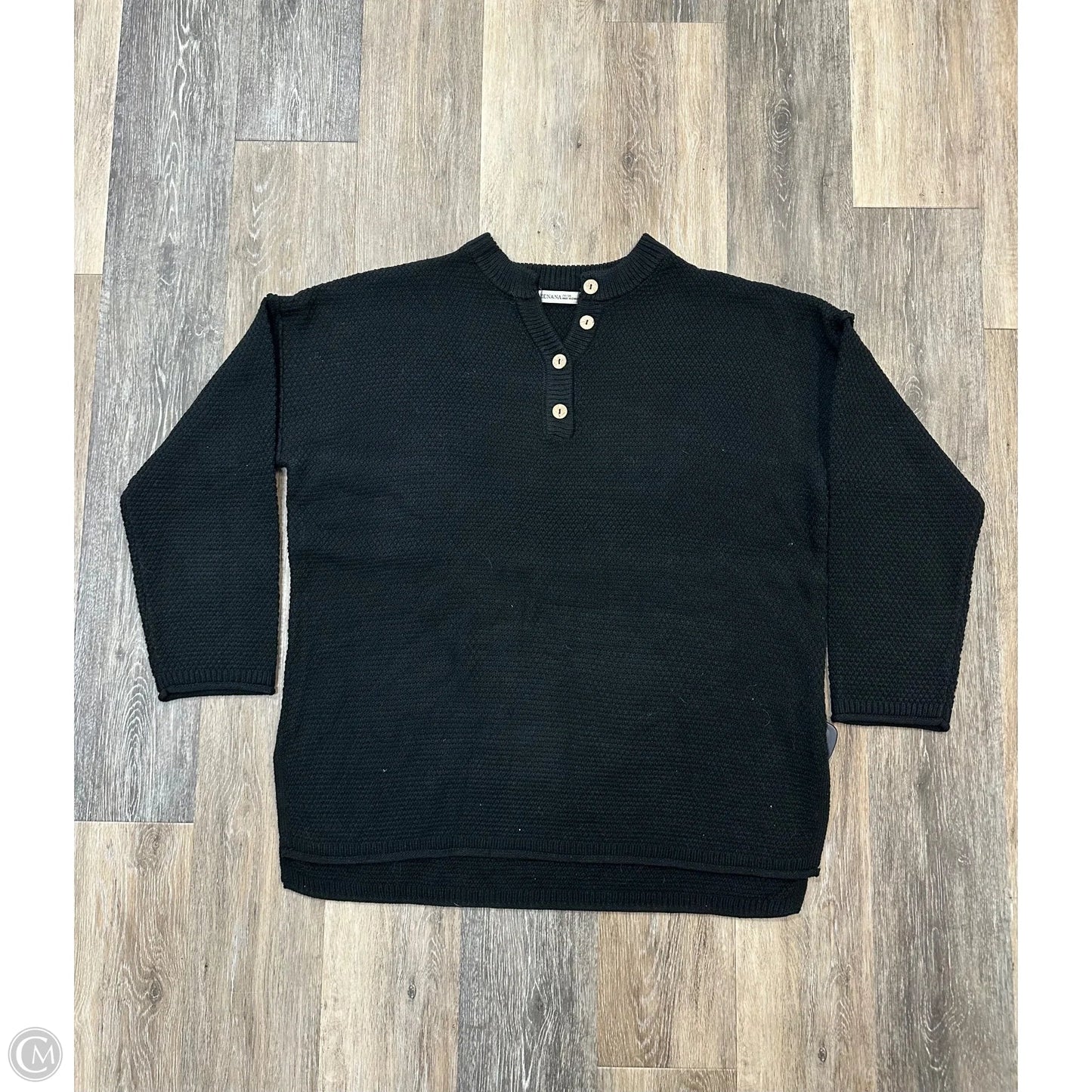 Sweater By Zenana In Black, Size: 2x