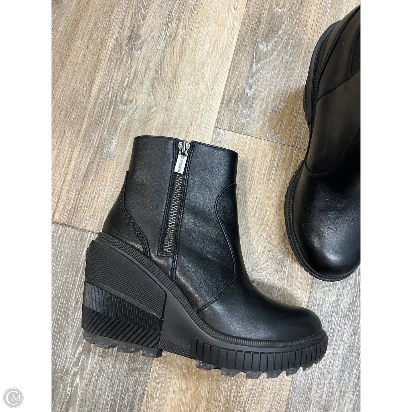 Boots Ankle Heels By Sorel In Black, Size: 7