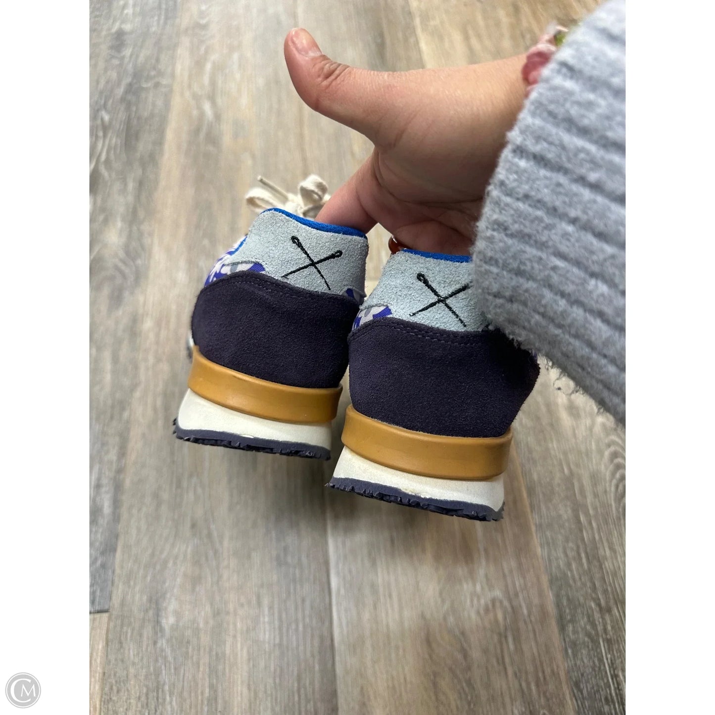 Shoes Athletic By Inkass In Floral Print, Size: 8