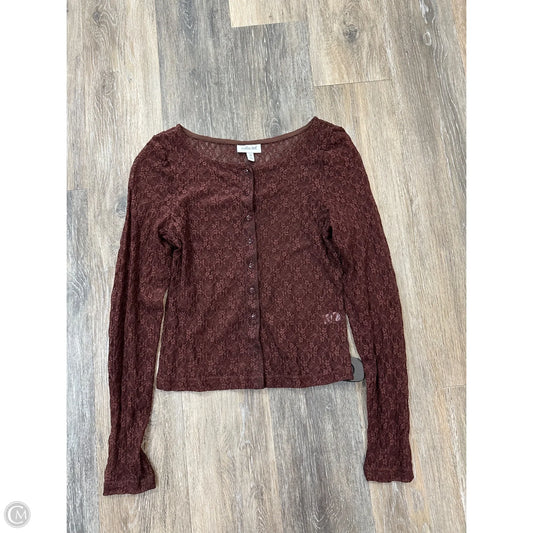 Cardigan By Willow & Root In Brown, Size: M