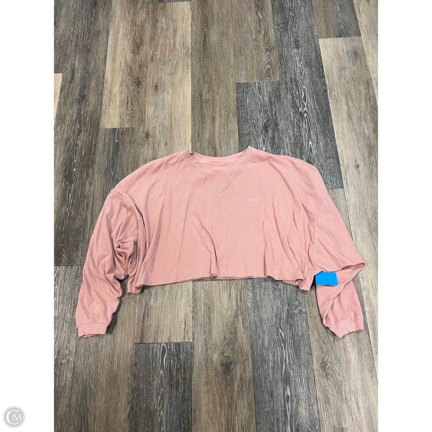 Athletic Top Long Sleeve By Cream Yoga In Pink, Size: Xs/S