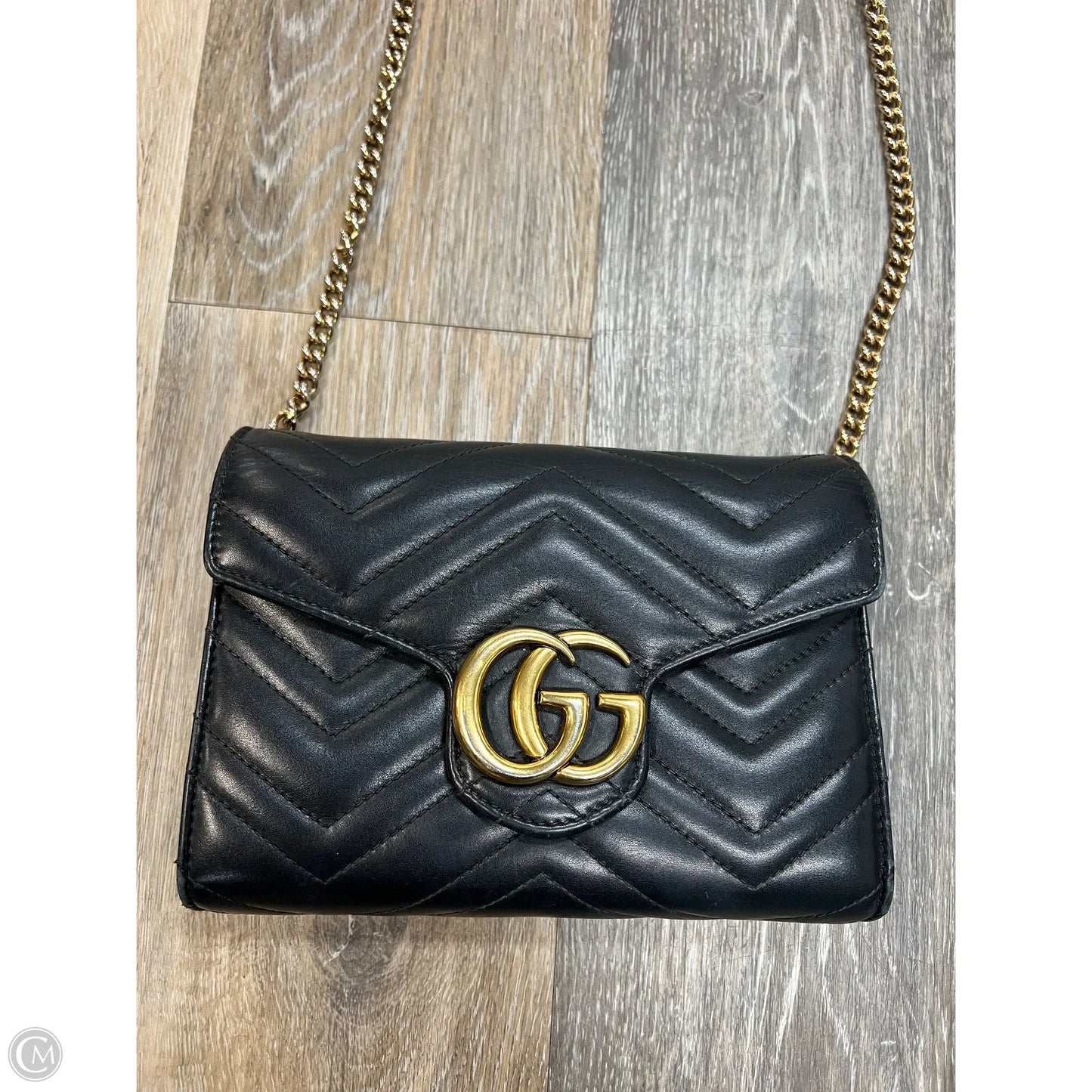 Handbag Luxury Designer By Gucci, Size: Small