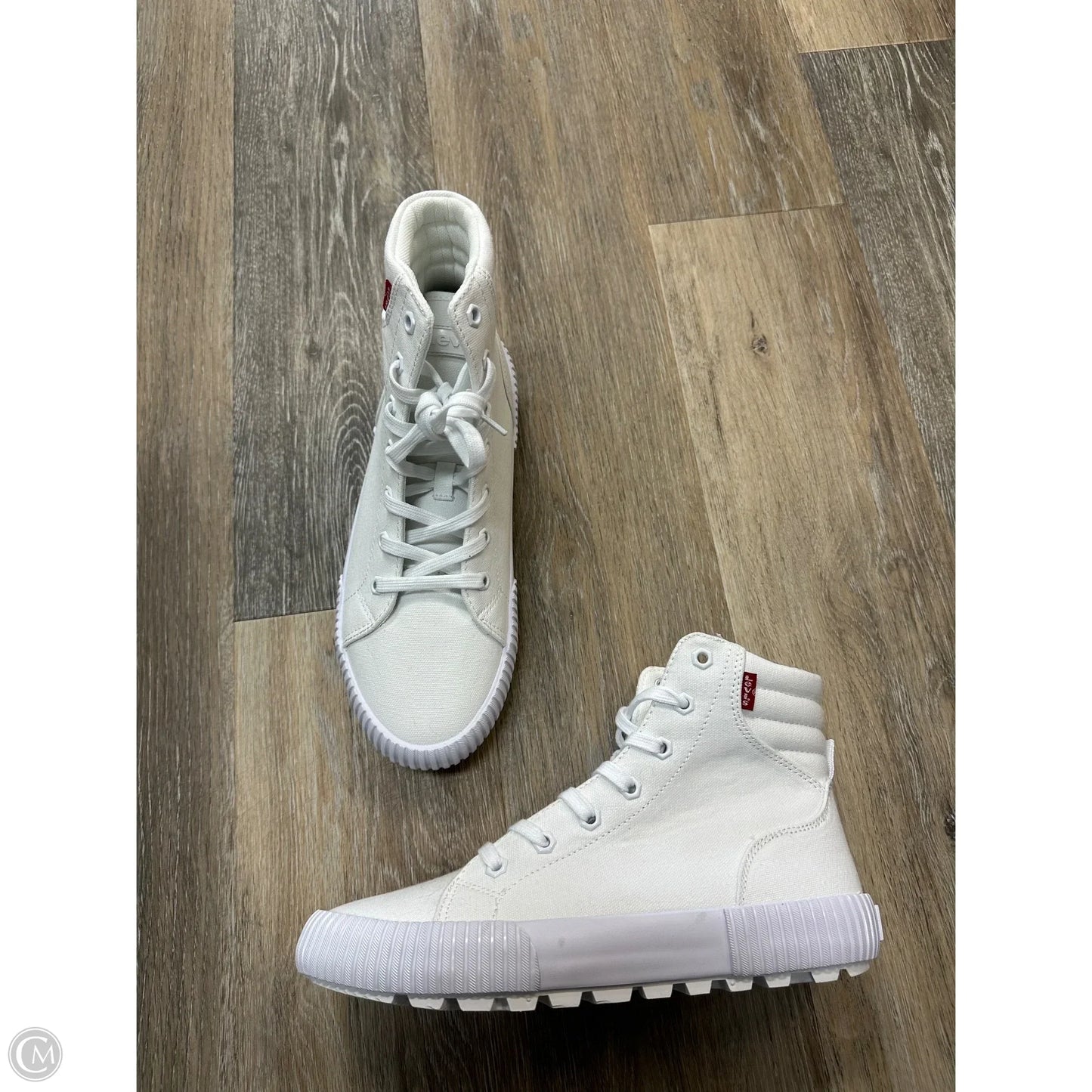 Shoes Sneakers By Levis In White, Size: 9