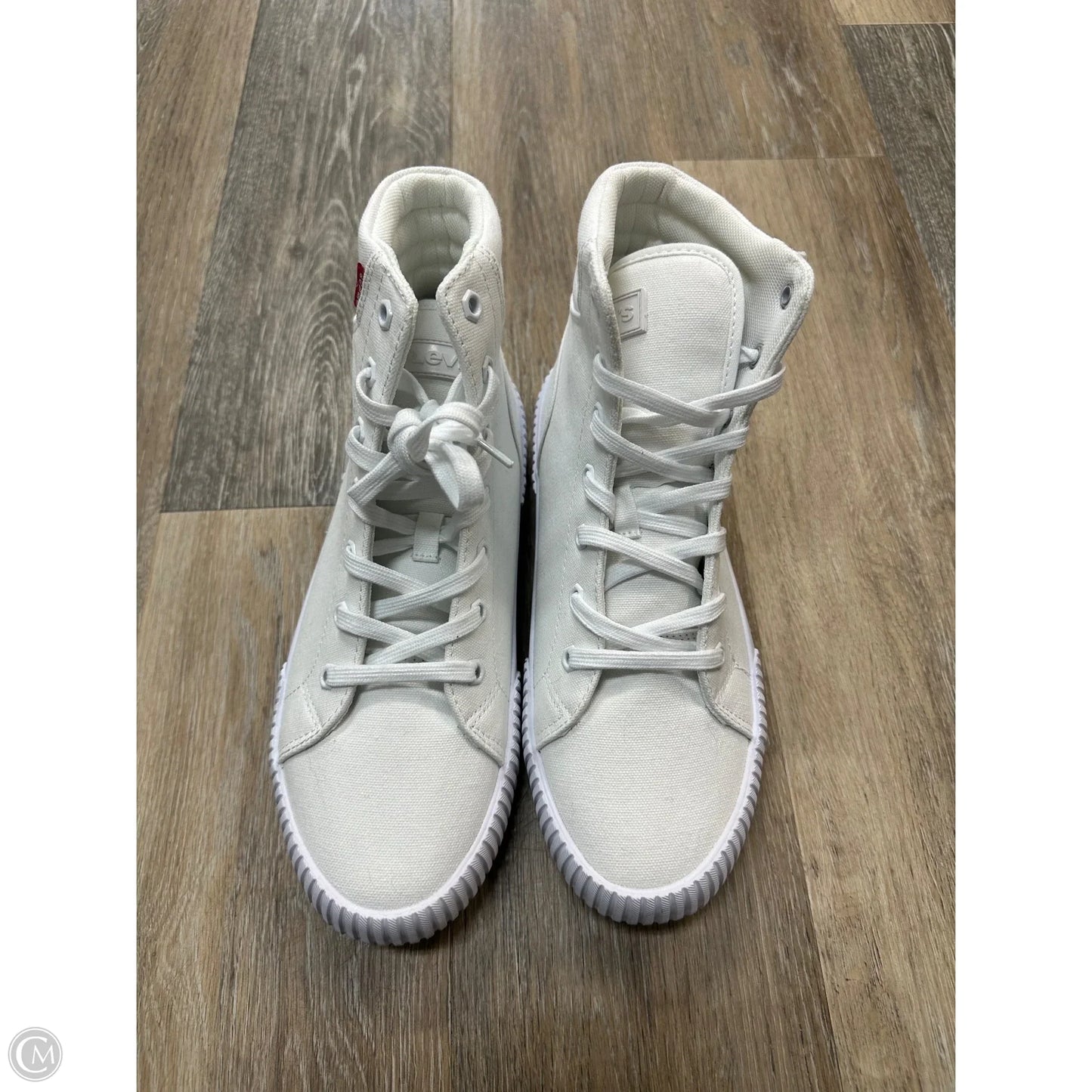 Shoes Sneakers By Levis In White, Size: 9