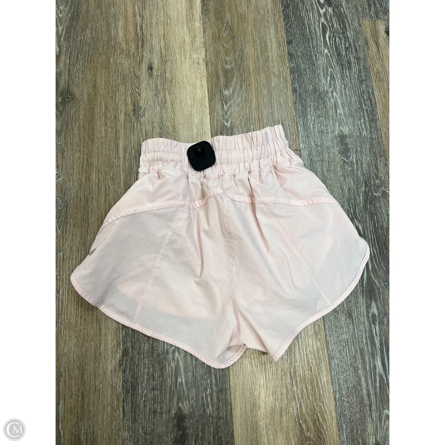 Athletic Shorts By Lululemon In Pink, Size: 4