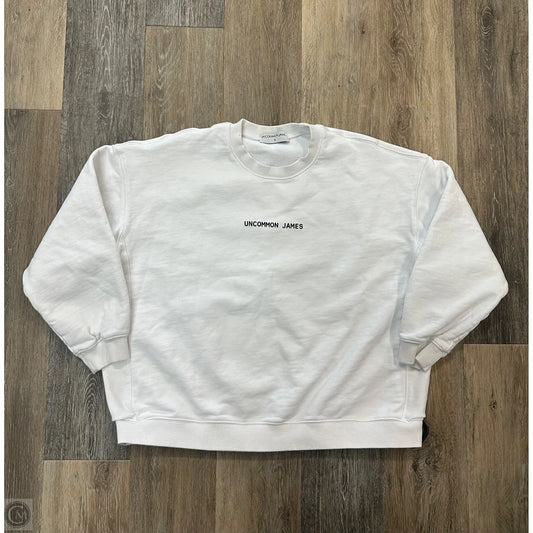 Sweatshirt Crewneck By Uncommon James In White, Size: S