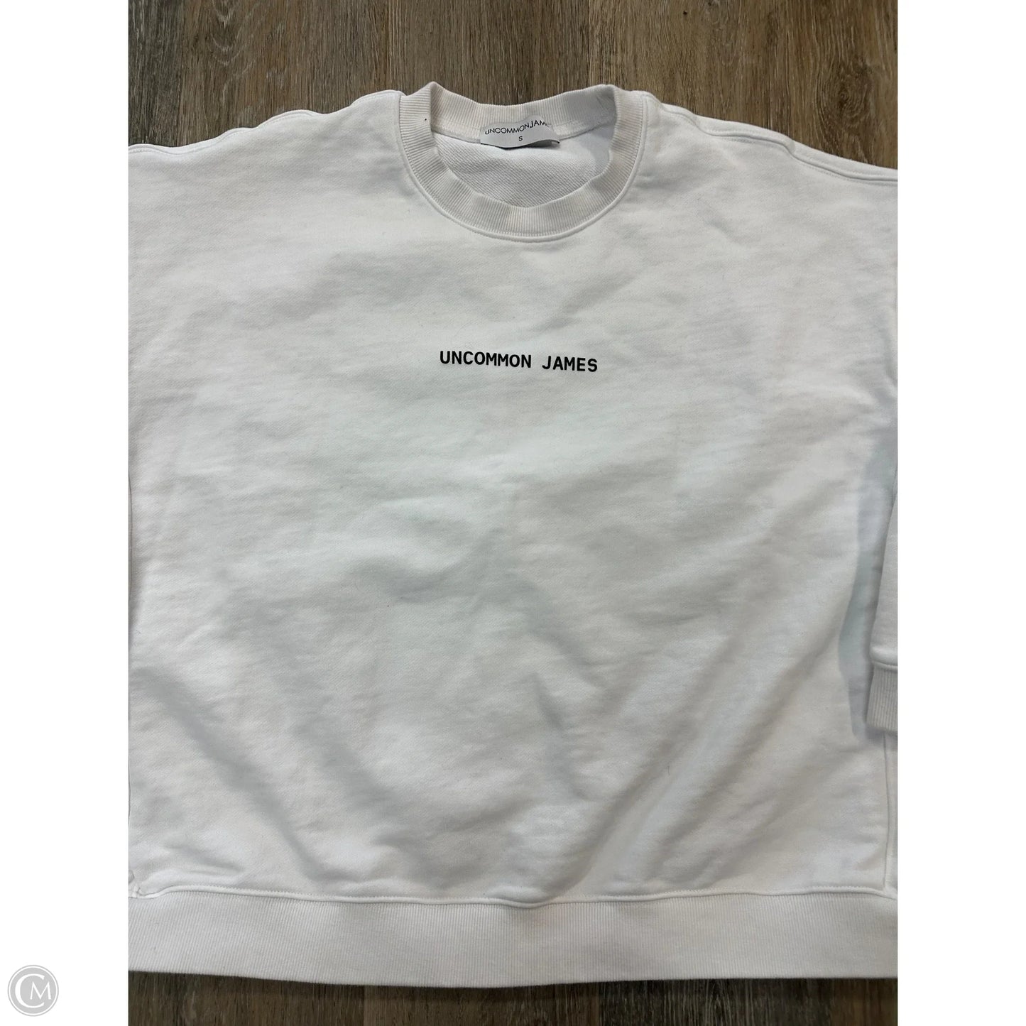 Sweatshirt Crewneck By Uncommon James In White, Size: S