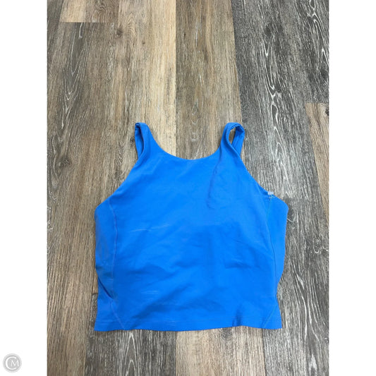 Athletic Tank Top By Lululemon In Blue, Size: 10