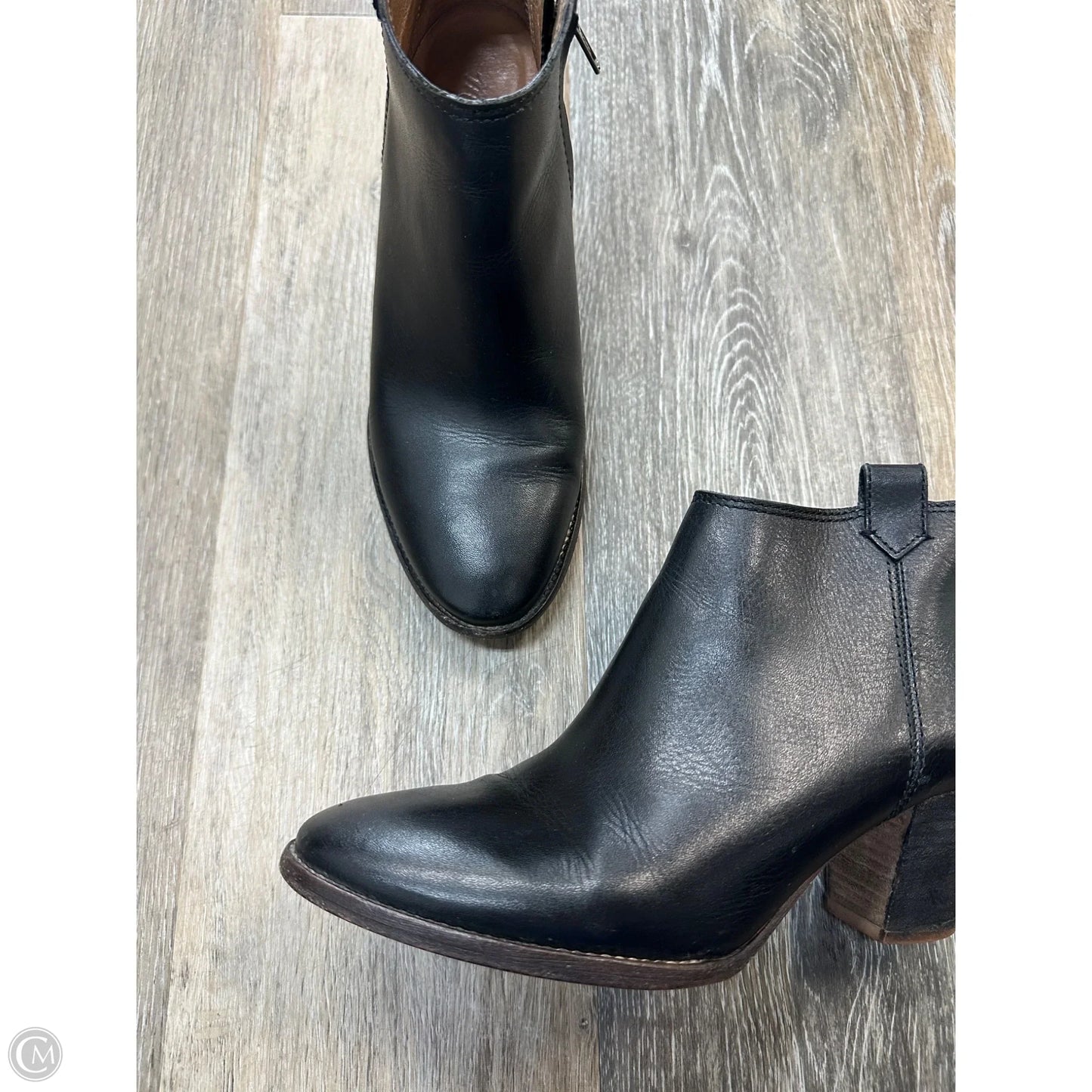 Boots Ankle Heels By Madewell In Black, Size: 8