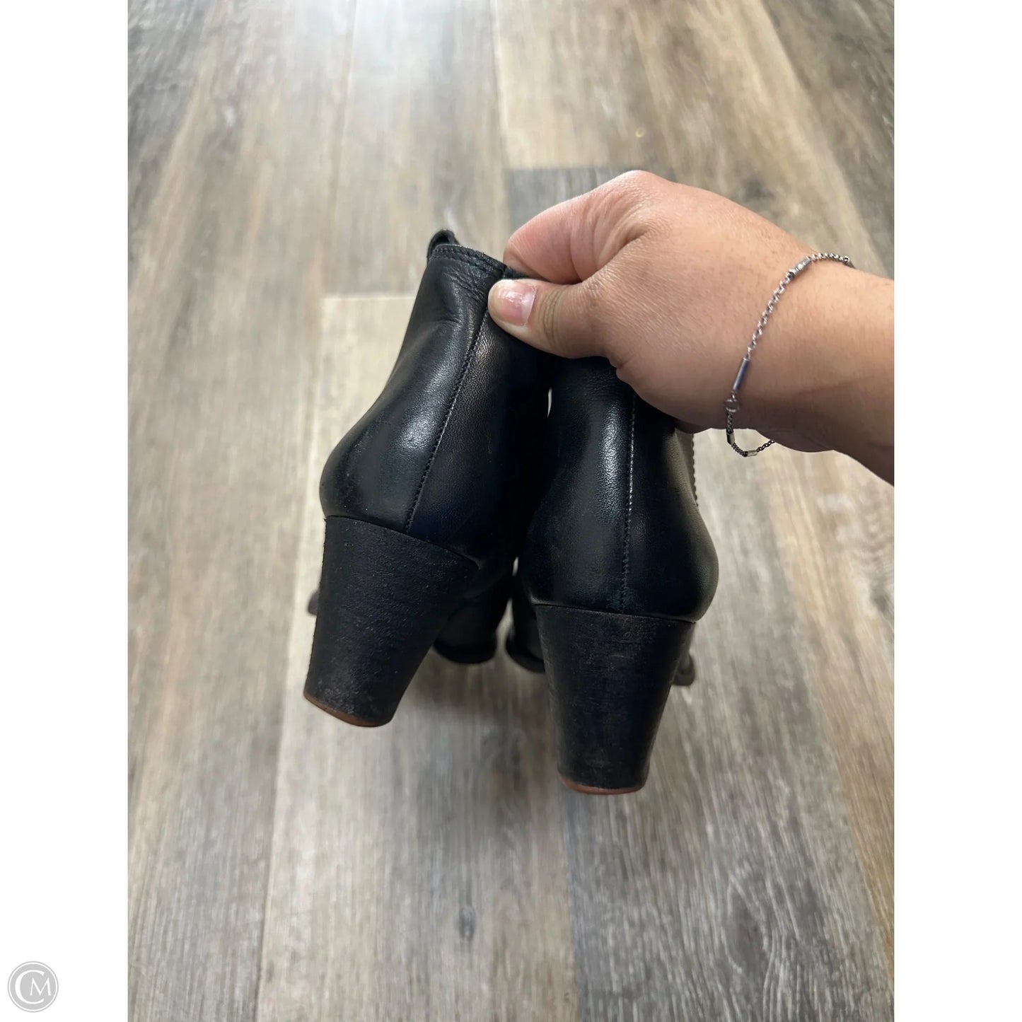 Boots Ankle Heels By Madewell In Black, Size: 8
