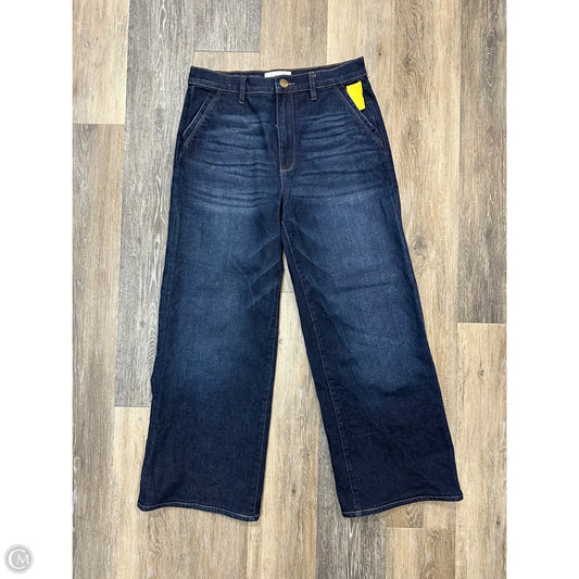 Jeans Wide Leg By Evereve In Blue Denim, Size: 8