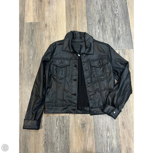 Jacket Denim By Kut In Black Denim, Size: S