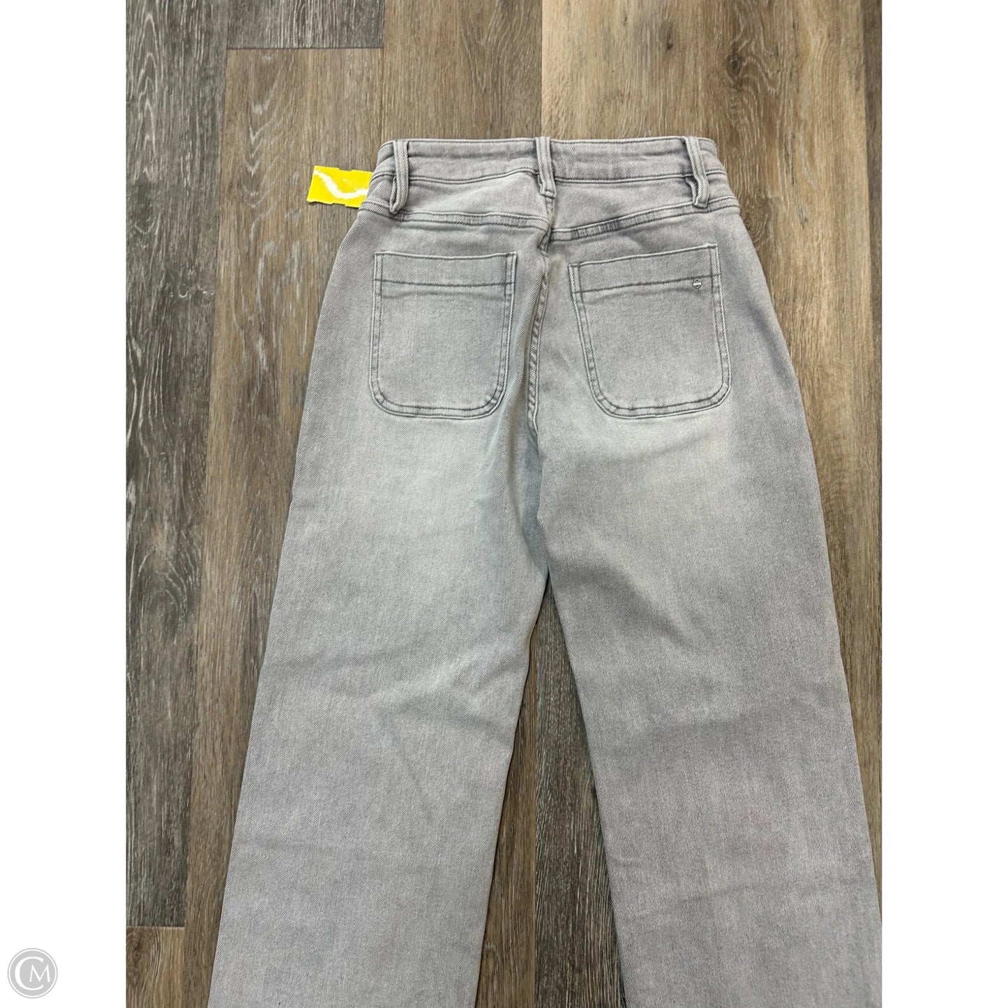 Jeans Wide Leg By Micas In Grey Denim, Size: 0
