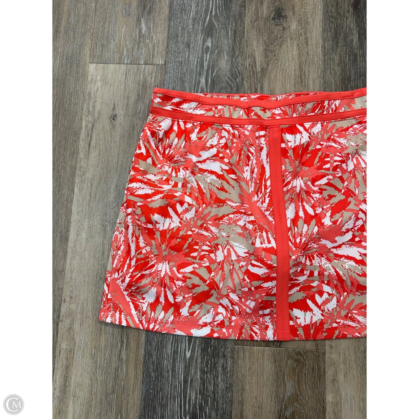 Athletic Skort By Izod In Orange, Size: L