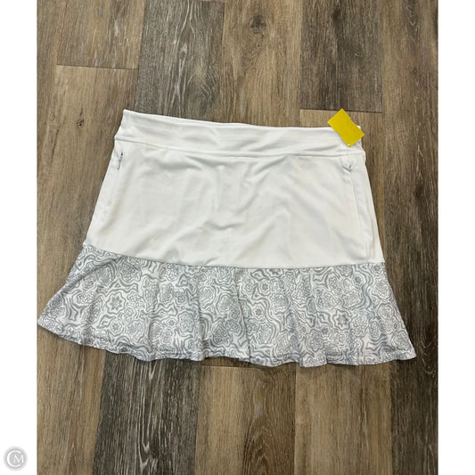 Athletic Skort By Pga Tour In White, Size: L