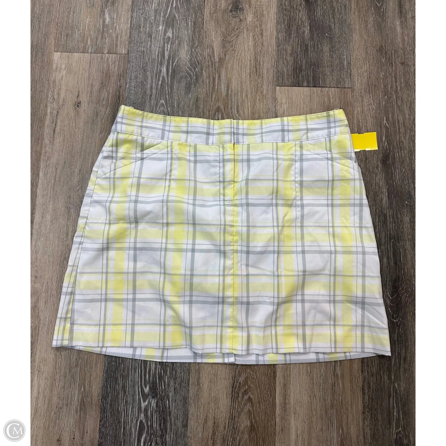 Athletic Skort By Izod In Yellow, Size: 12
