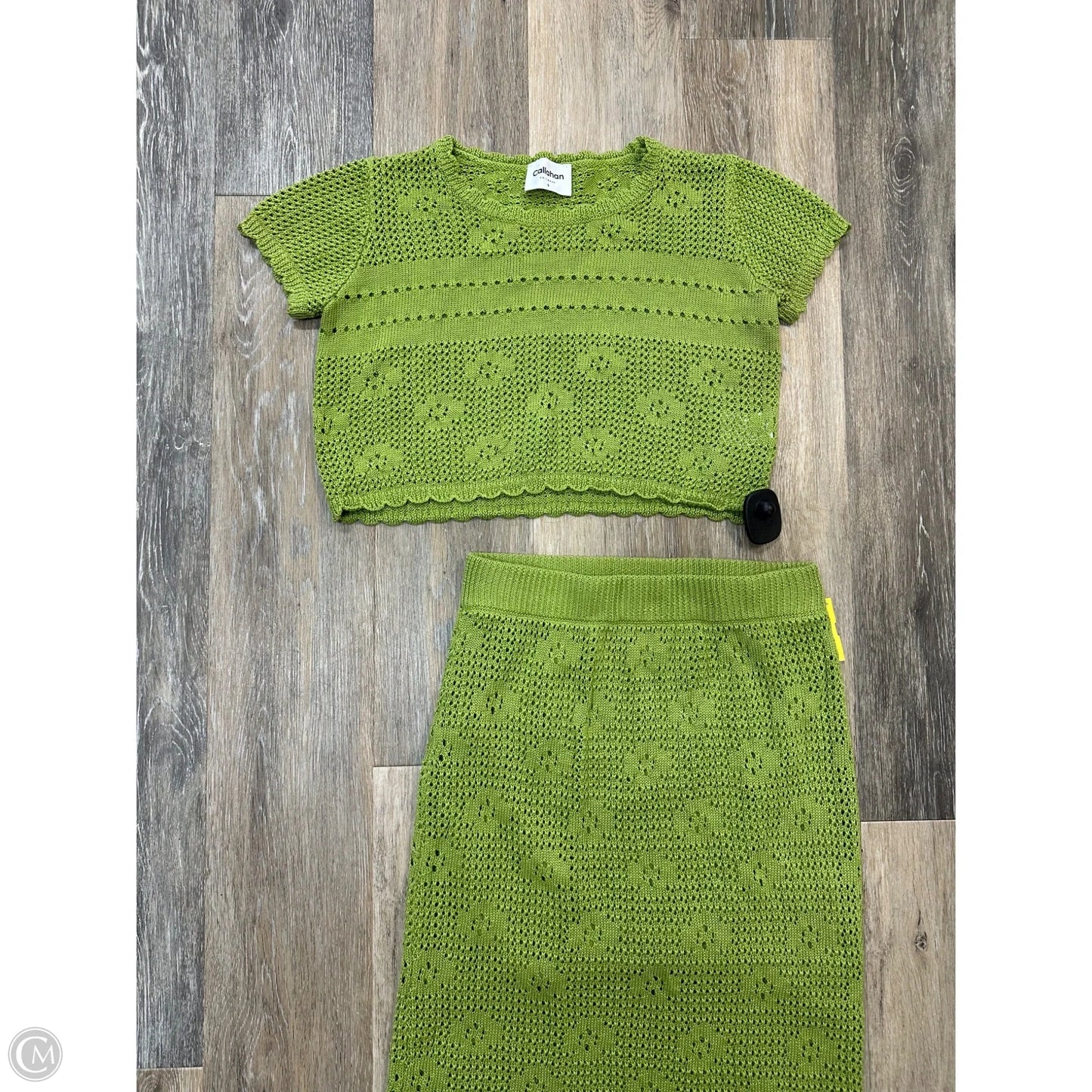 Skirt Set 2pc By Callahan In Green, Size: S