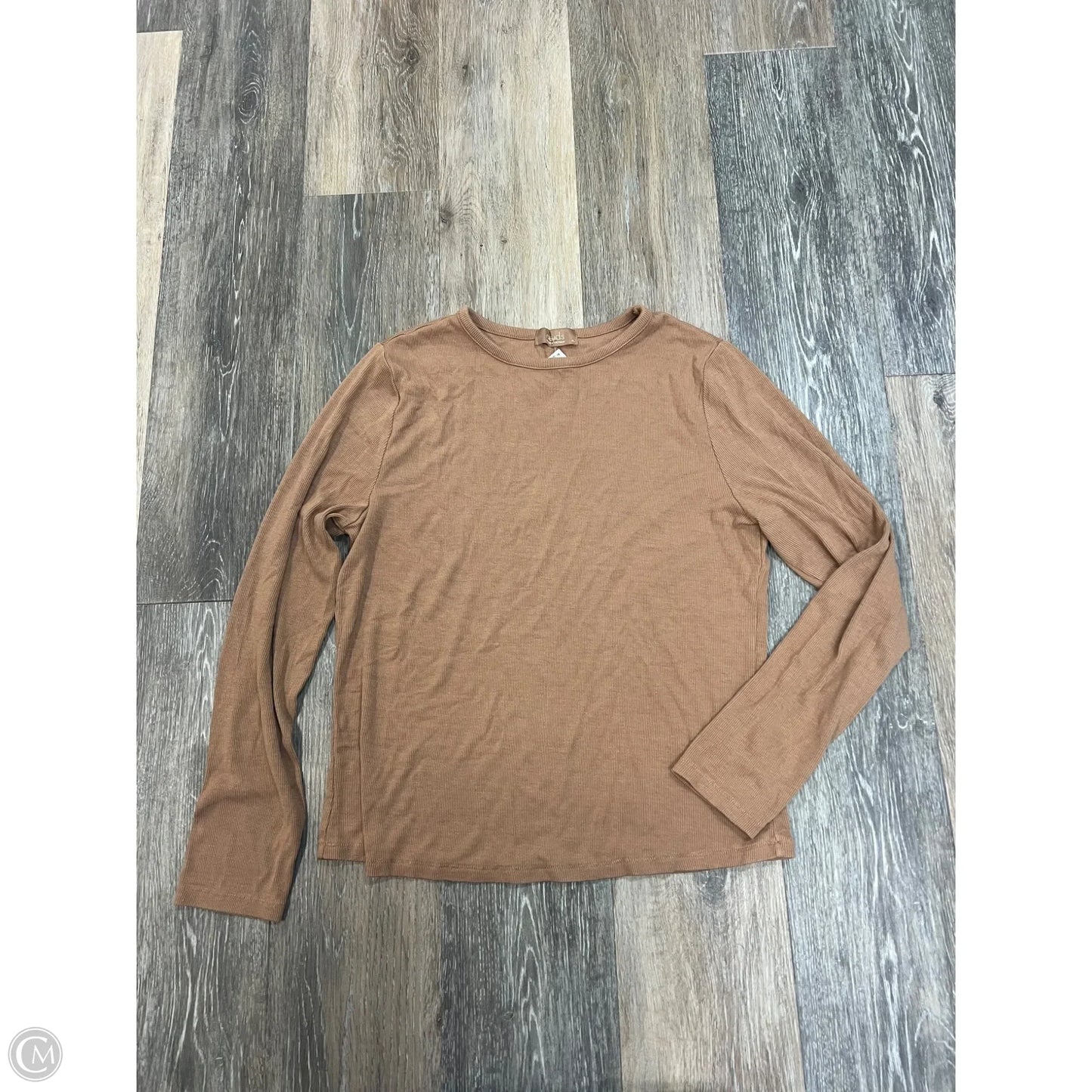 Top Long Sleeve By NUUDS In Tan, Size: Xl