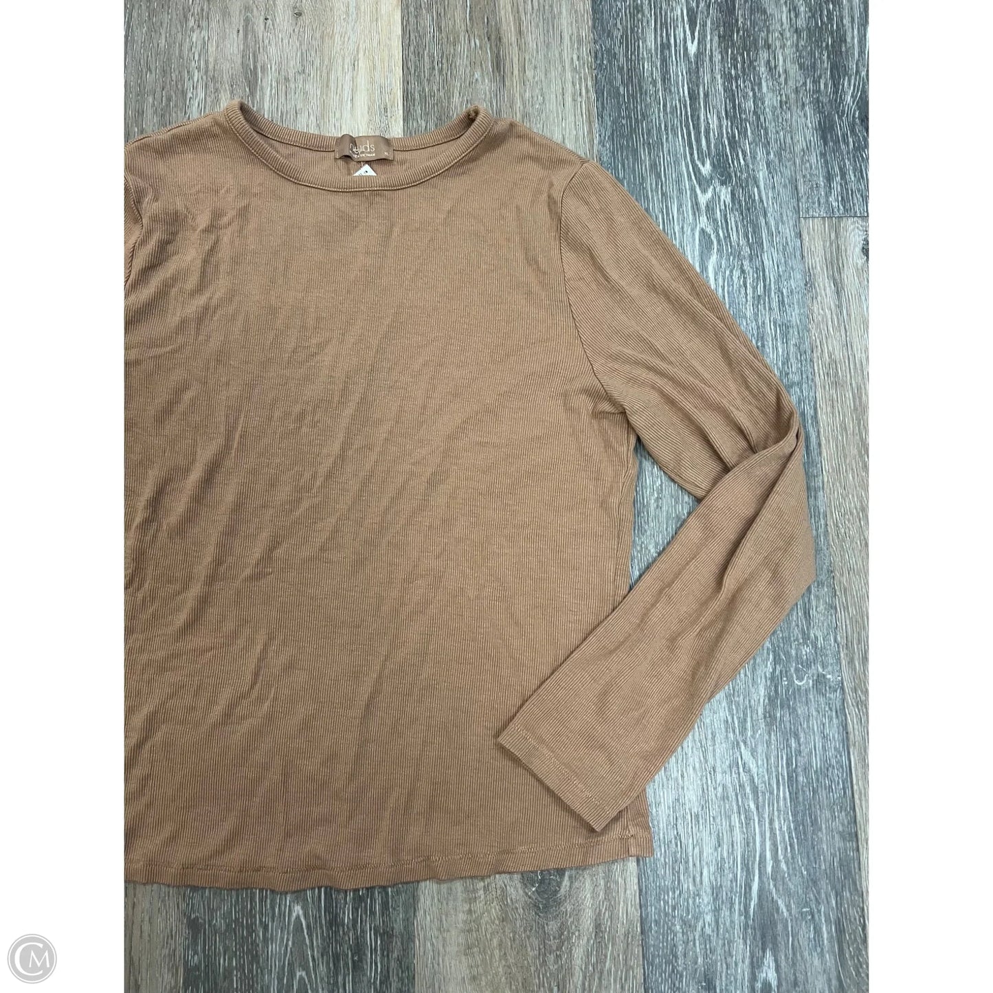 Top Long Sleeve By NUUDS In Tan, Size: Xl