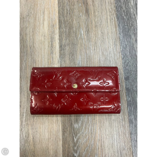 Wallet Luxury Designer By Louis Vuitton, Size: Large