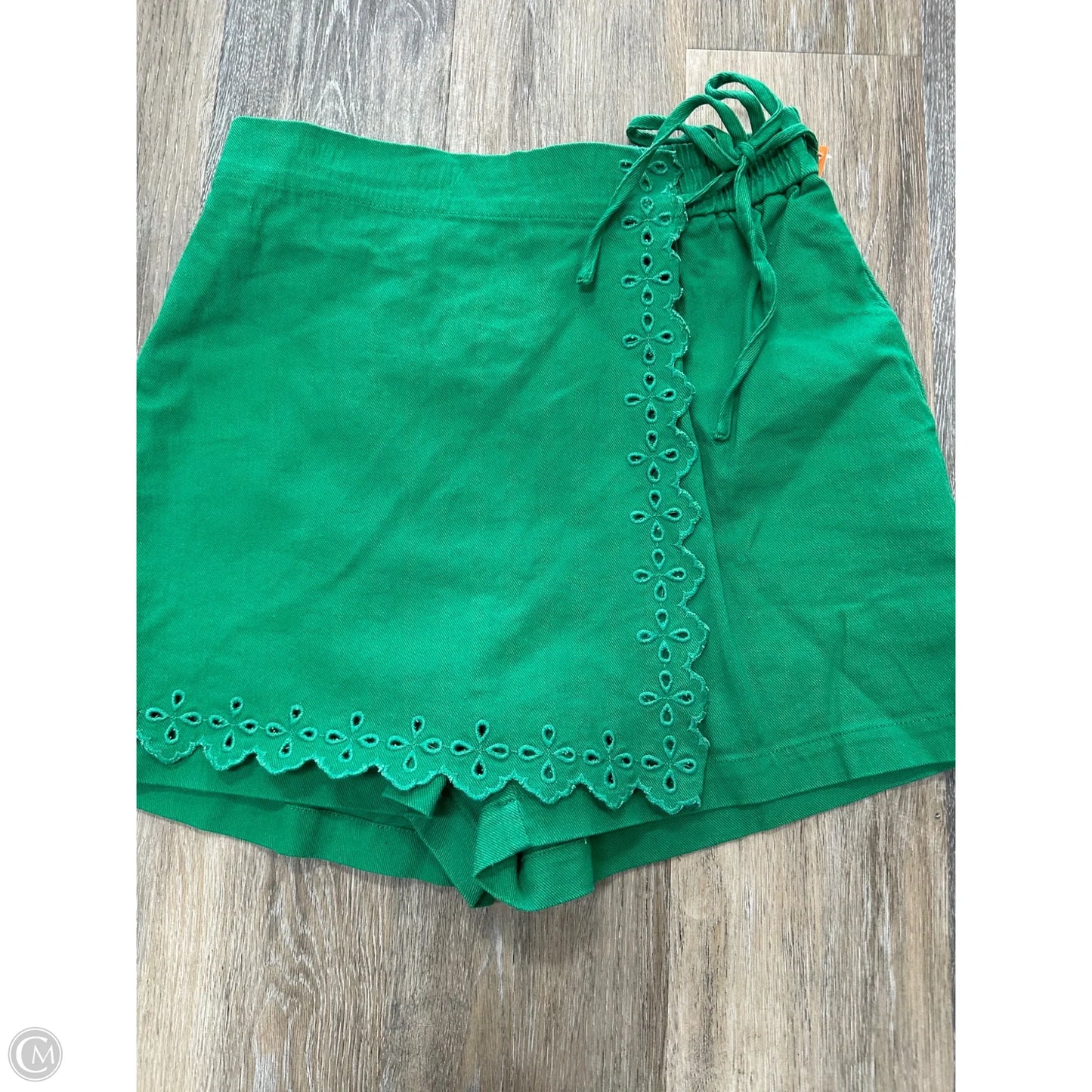 Skort By Entro In Green Denim, Size: L