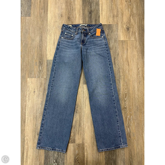 Jeans Straight By Levis In Blue Denim, Size: 0