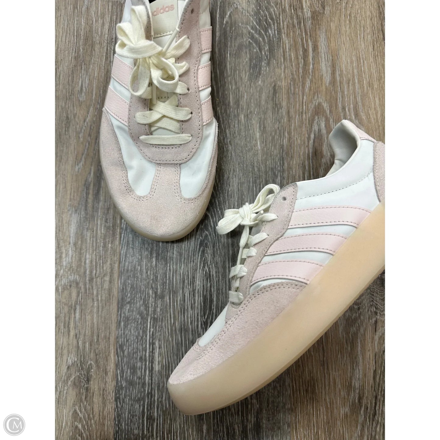 Shoes Sneakers By Adidas In Pink & White, Size: 7.5