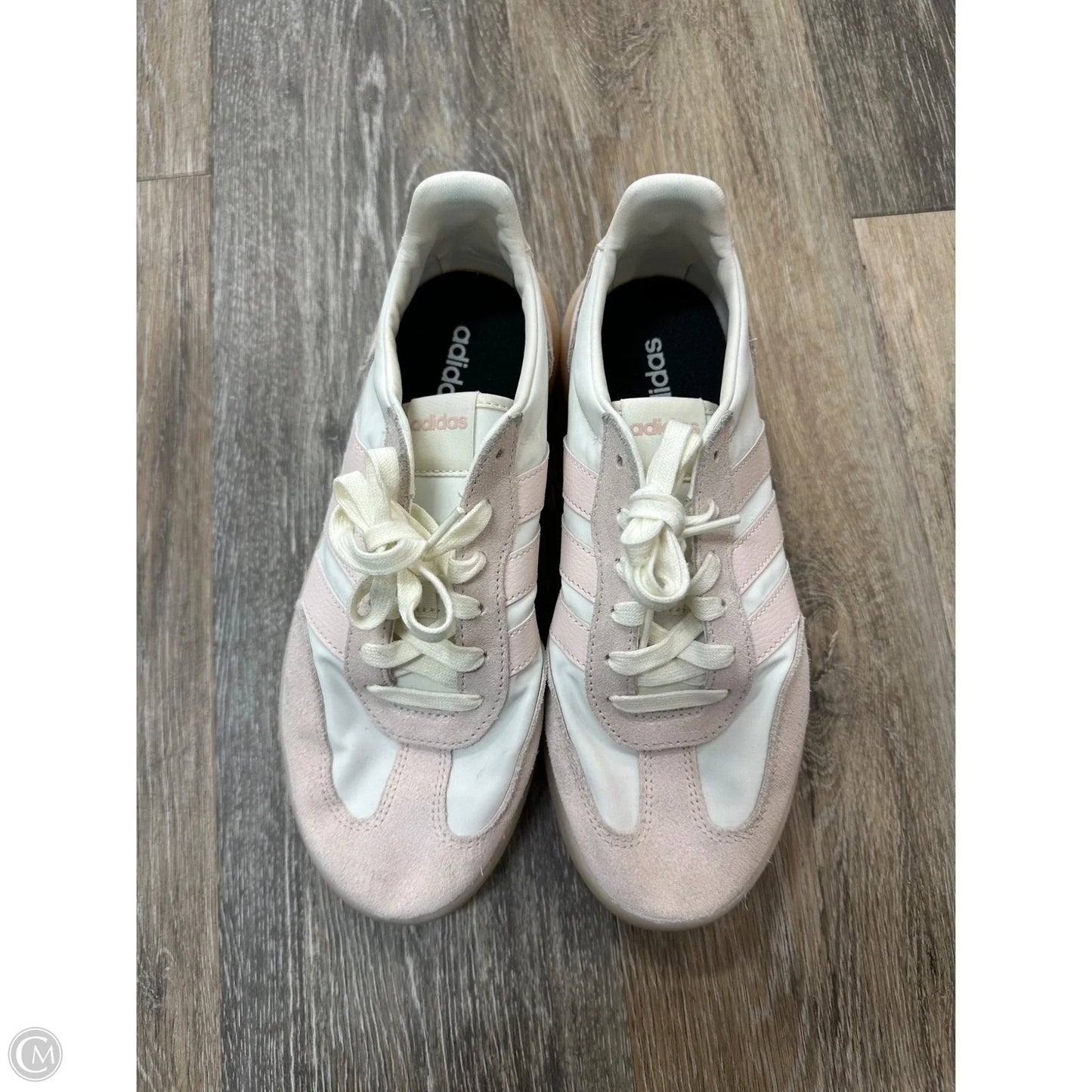 Shoes Sneakers By Adidas In Pink & White, Size: 7.5